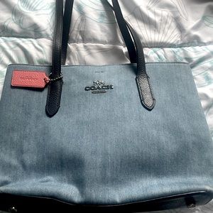 Denim Coach Bag